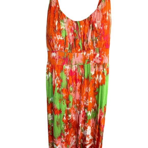 New Directions PL Women's Sleeveless Maxi BOHO Sun Dress Petite Size 10P 12P LP - Picture 2 of 6